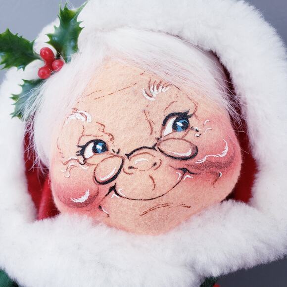 Vintage 1997 Annalee 18" Santa Cluas & Mrs Claus Mobilitee Dolls Rare - Picture 8 of 13